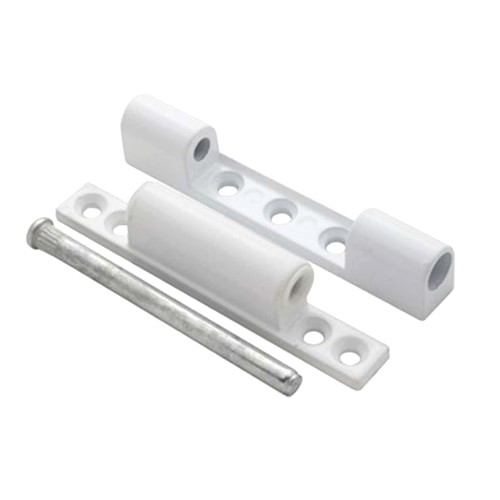 PVC MENTEŞESİ METAL BEYAZ 95MM (10)